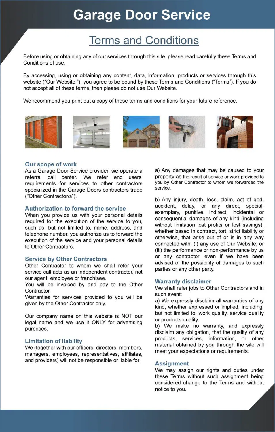 Golden Garage Door Service Kingsville, MD 410-855-4713